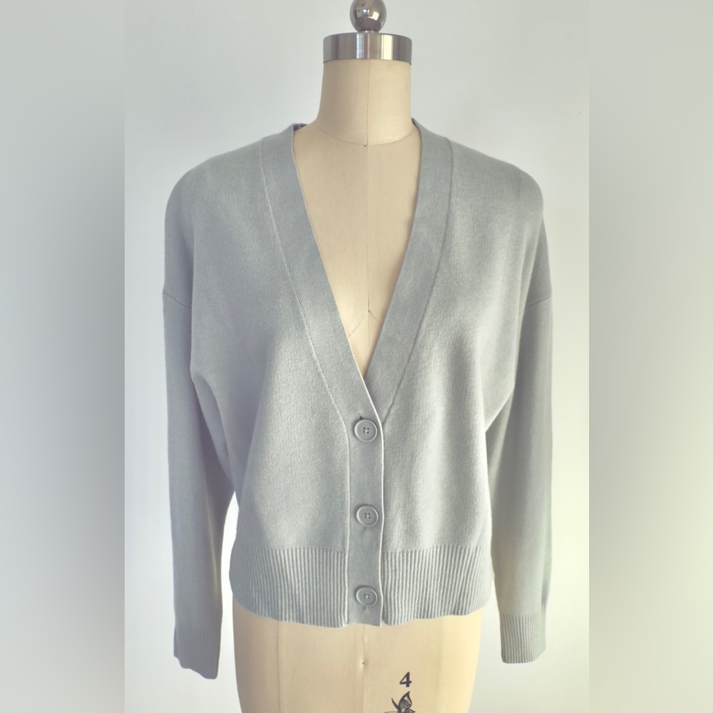 NWT EXPRESS GRAY RELAXED DOLMAN SLEEVE CARDIGAN - Picture 3 of 7